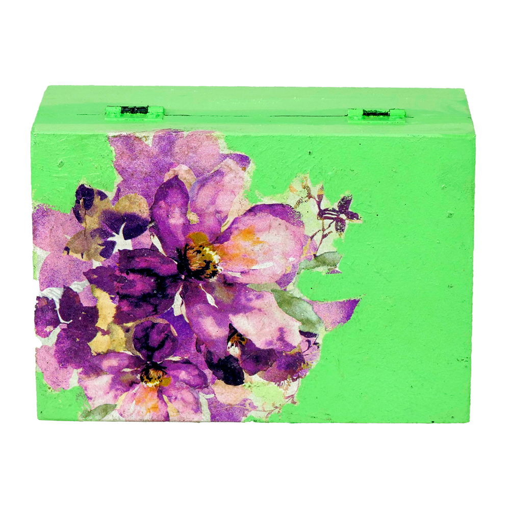 Decorative Multipurpose Box-1 by Penkraft - Exclusively hand-painted in Decoupage Art